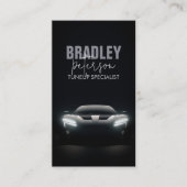 自動車のターンアップカー整備士修理名刺 名刺 (正面)