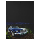 自動車のテーマを設定したパーソナライズされたクリップボード クリップボード (裏面)