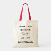 自動車のトート トートバッグ (裏面)