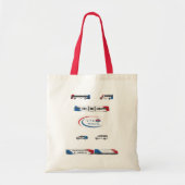 自動車のトート トートバッグ (正面)