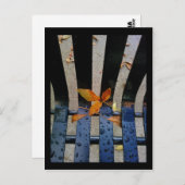 自動車のベンチ ポストカード (正面/裏面)