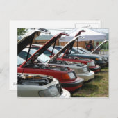 自動車のラインナップ ポストカード (正面/裏面)