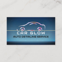 自動車のロゴを詳しく洗う