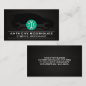 自動車のロゴ |レンチ |整備士 名刺 (正面/裏面)