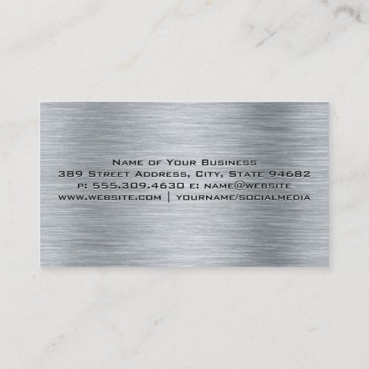 自動車のロモダンゴ 名刺 (裏面)