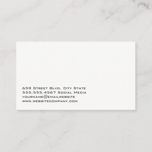 自動車のロ気にゴ 名刺 (裏面)