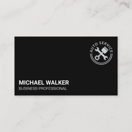 自動車のロ気にゴ 名刺 (正面)