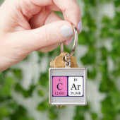 自動車の定期テーブルキーリング キーホルダー (手)