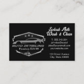 自動車の洗車詳細 | クリーニングサービス 名刺