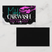 自動車の洗車車両の詳細 名刺 (正面/裏面)
