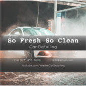 自動車の詳細な会社の車両広告事業 シール (正面)