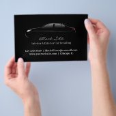 自動車の詳細な装飾 チラシ (ハンドル)