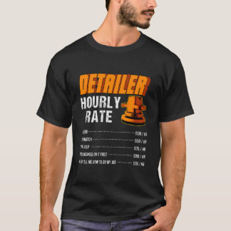 自動車の詳細の時給車のの詳細 Tシャツ