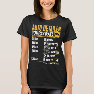 自動車の詳細の時間料金車の自動車の詳細 Tシャツ