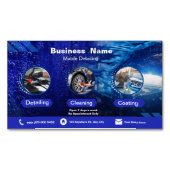 自動車の詳細を記載した名刺 マグネット名刺 (正面)