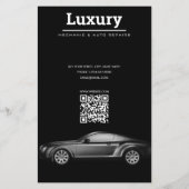 自動車の詳細クリーニング修理洗浄価格表 チラシ (裏面)