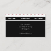 自動車の詳細用のModer名刺 コーリングカード (裏面)