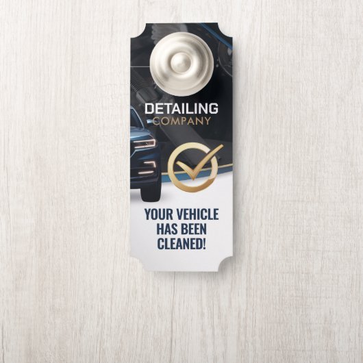 自動車の詳細自動清掃サービスのウィンドウハンガー ドアノブサイン (ノブ)