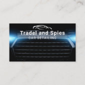 自動車の詳細車のプロフェッショナルQRコード 名刺 (正面)