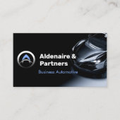 自動車の詳細車のプロフェッショナルQRコード 名刺 (正面)