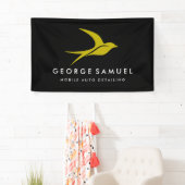 自動車の詳細 | カー修理店 フライングバードロゴ 横断幕 (インサイチュ)