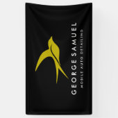 自動車の詳細 | カー修理店 フライングバードロゴ 横断幕 (縦)