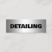 自動車の詳細 スキニー名刺 (正面)