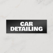 自動車の詳細 スキニー名刺 (正面)