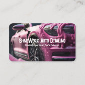 自動車の詳細 名刺 (正面)