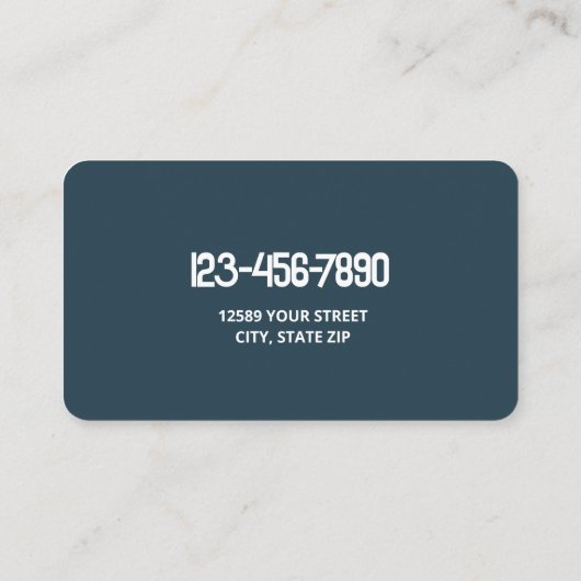 自動車の詳細 名刺 (裏面)