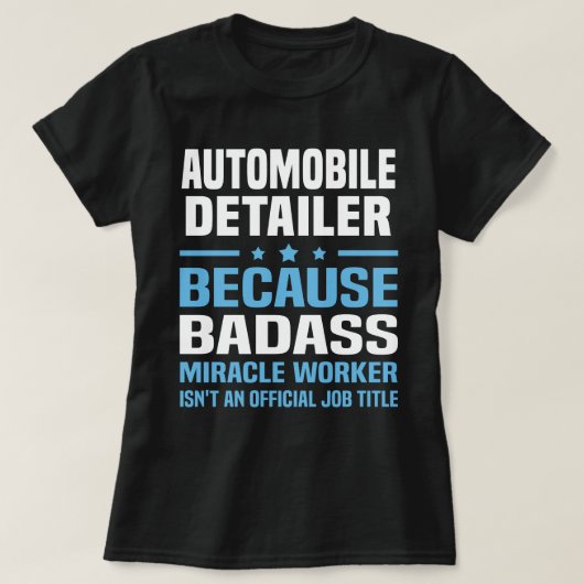 自動車の詳細 Tシャツ (デザイン正面)