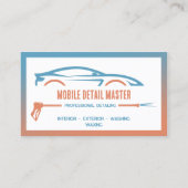 自動車の詳細QR 名刺 (正面)