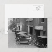 自動車の販売とサービス 1926年 ポストカード (正面/裏面)