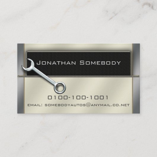 自動車の貿易名刺のテンプレート20 名刺 (正面)