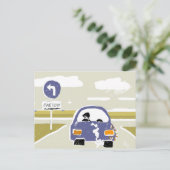 自動車の運転 ポストカード (スタンド正面)