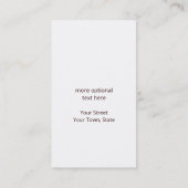 自動車の青と銀のロゴ 名刺 (裏面)