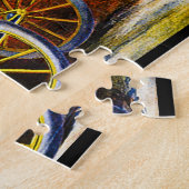 自動車の黄金時代ヴィンテージモデルTツーリング ジグソーパズル (側面)