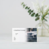 自動車のBASIC TEMPLATE BUSINESS CARD 名刺 (スタンド正面)