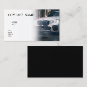 自動車のBASIC TEMPLATE BUSINESS CARD 名刺 (正面/裏面)