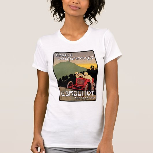 自動車を使う Tシャツ (正面)