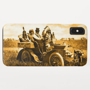 自動車を運転するアパッチとジェロニモ iPhone XS MAXケース