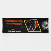 自動車アクセサリーカスタムビジネスバナー 横断幕 (横)