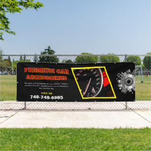 自動車アクセサリーカスタムビジネスバナー 横断幕