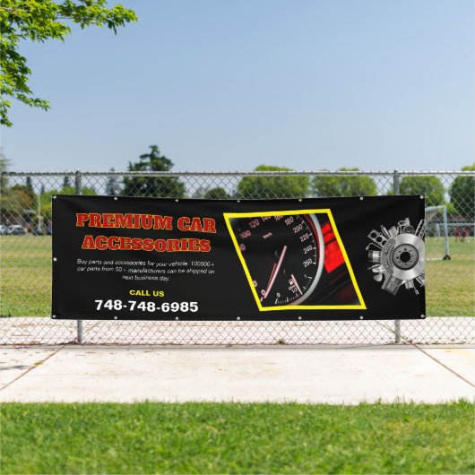 自動車アクセサリーカスタムビジネスバナー 横断幕 (インサイチュ)