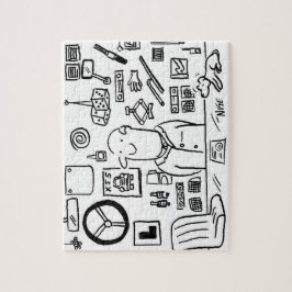 自動車アクセサリーストア漫画 ジグソーパズル