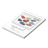 自動車アートの世代たち ノートパッド (回転)