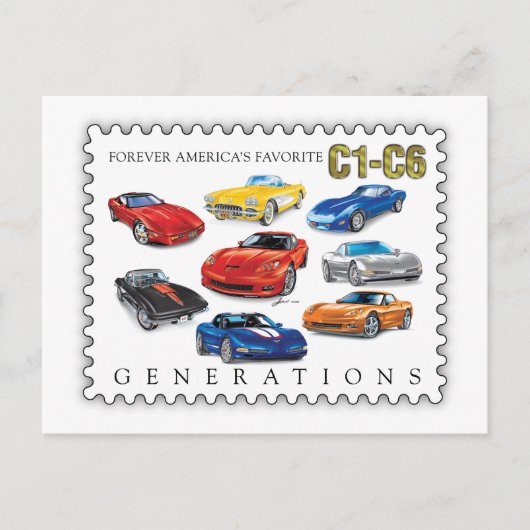 自動車アートの世代 シーズンポストカード (正面)