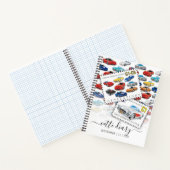 自動車アートの世代 ノートブック (内部)