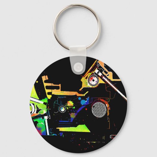 自動車エンジン キーホルダー (正面)