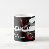 自動車エンジン、自動車ディーラー広告ズ コーヒーマグカップ (中央)